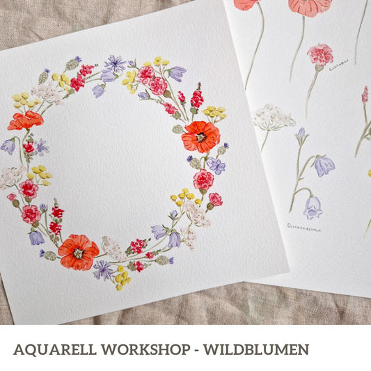 Wildblumen Aquarell Workshop - 20.07.24 / 11 - 15 Uhr