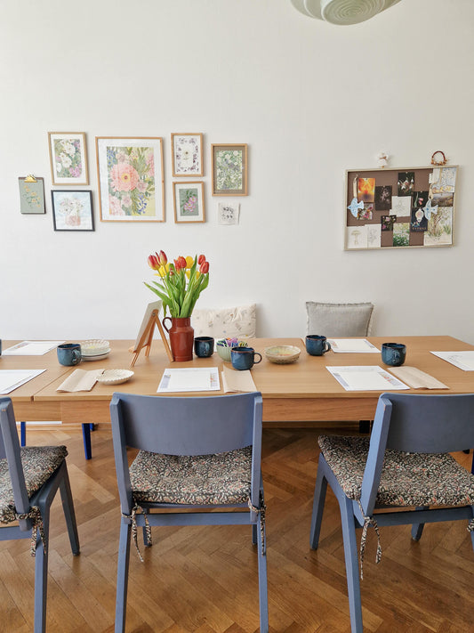 Papierblumen-Workshop