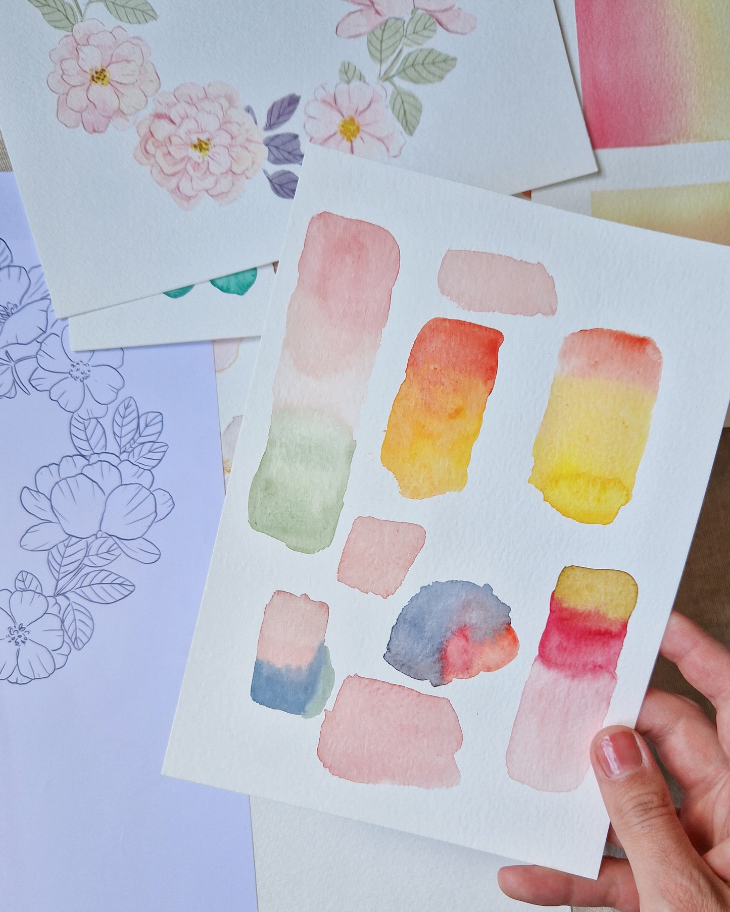 Rosenkranz Aquarell Workshop - 27.10.24 / 14 - 18 Uhr