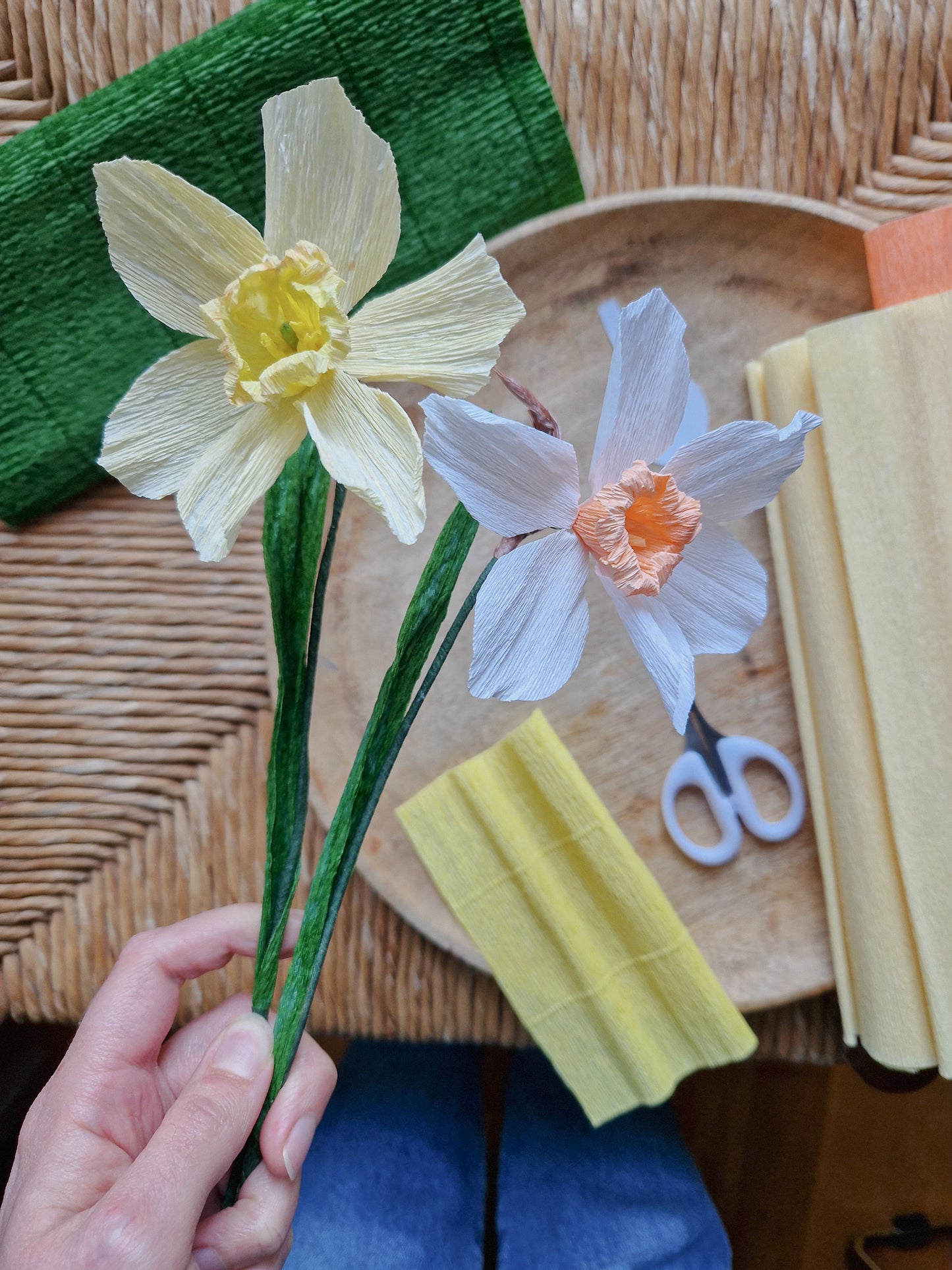 Papierblumen-Workshop