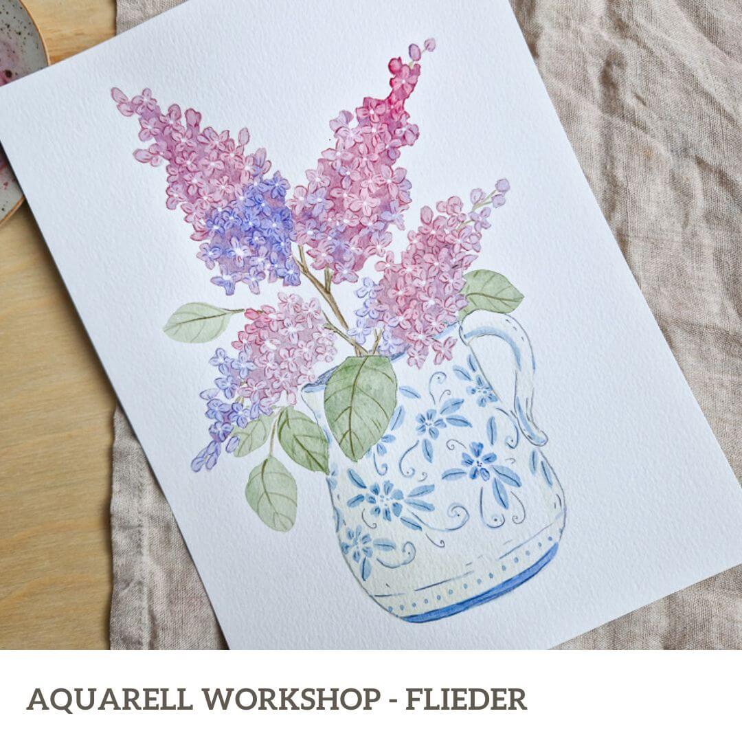 Aquarell Workshop - florale & botanische Aquarelle