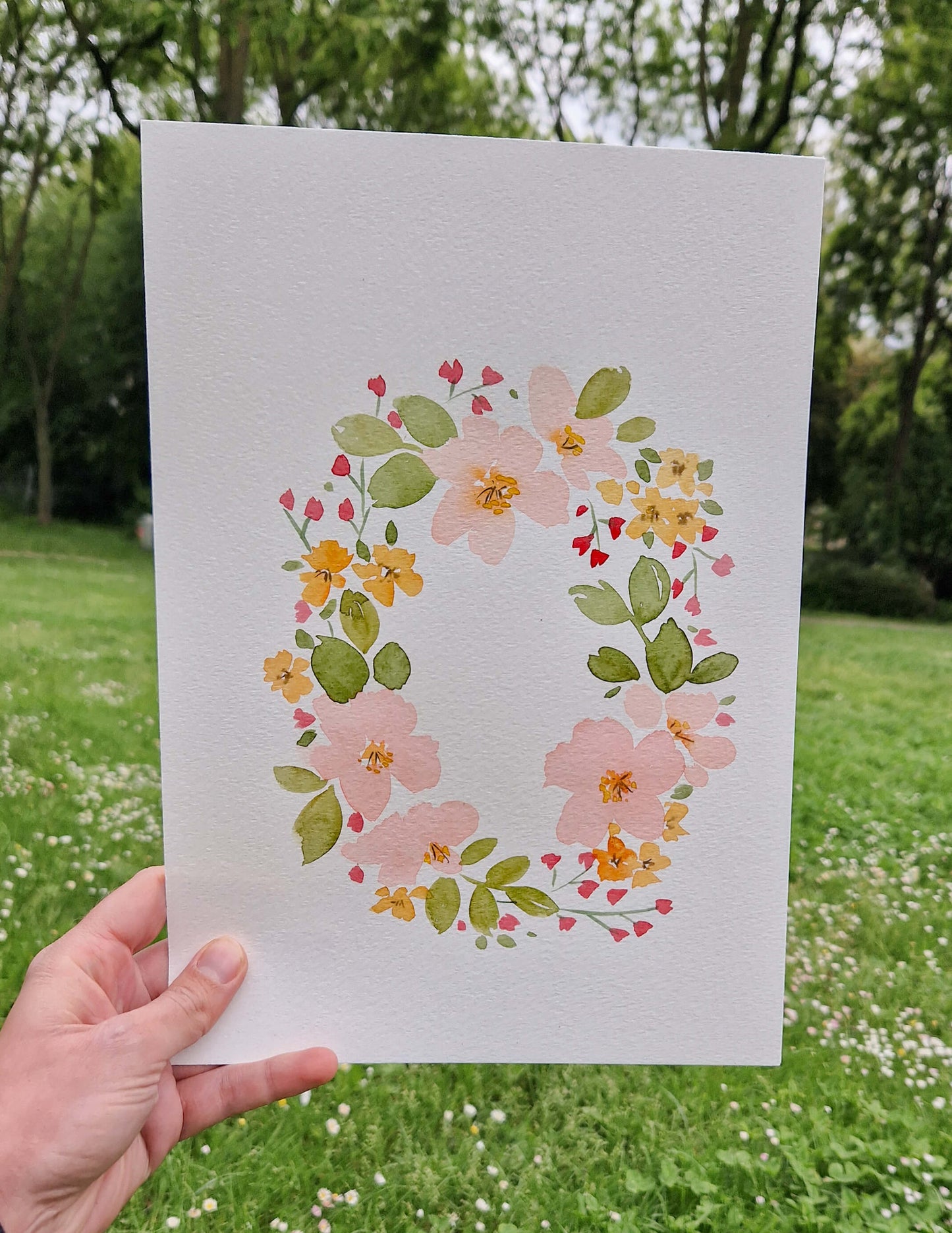 Blumen in Aquarell – Mama-Kind Workshop im der Kids Safari
