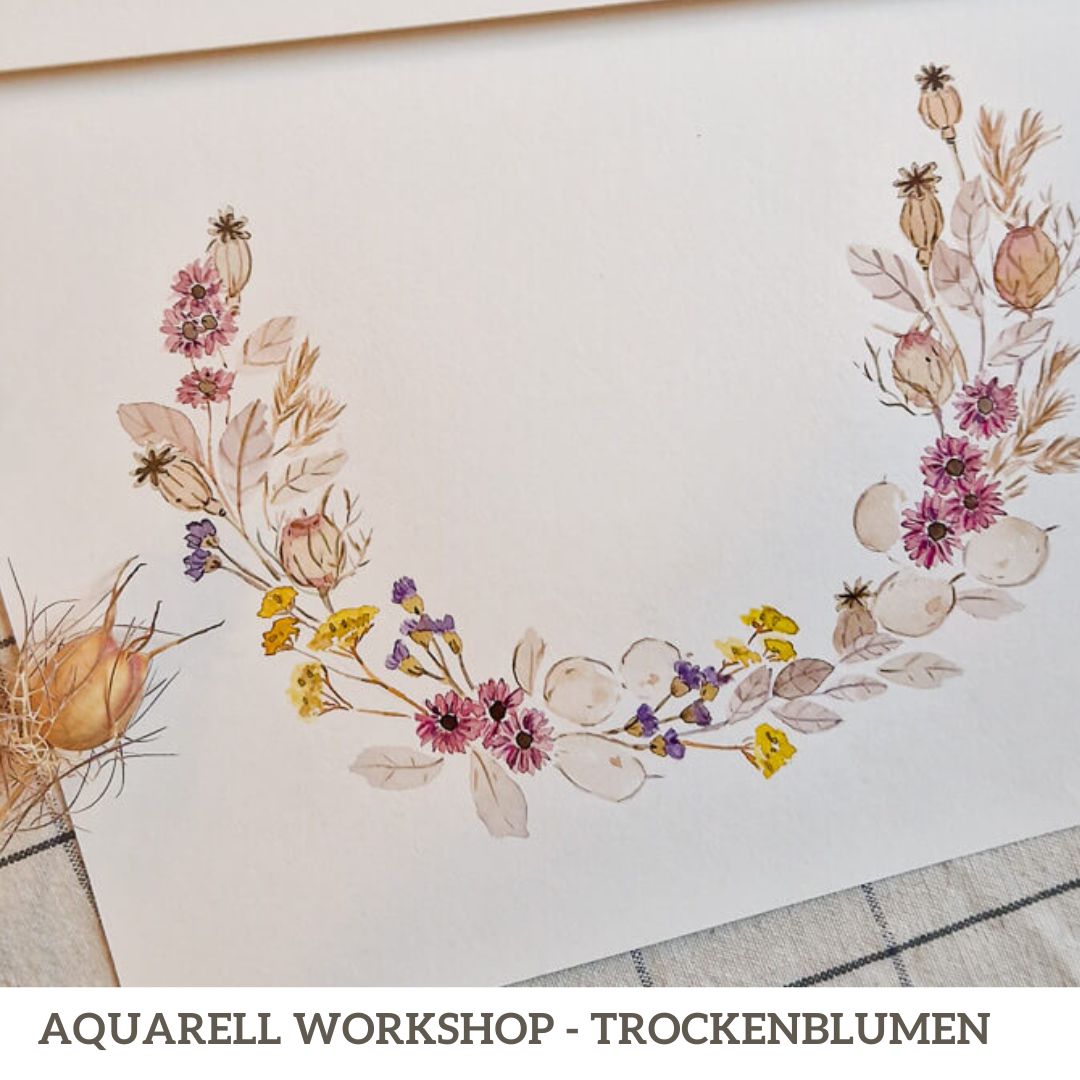 Aquarell Workshop - florale & botanische Aquarelle